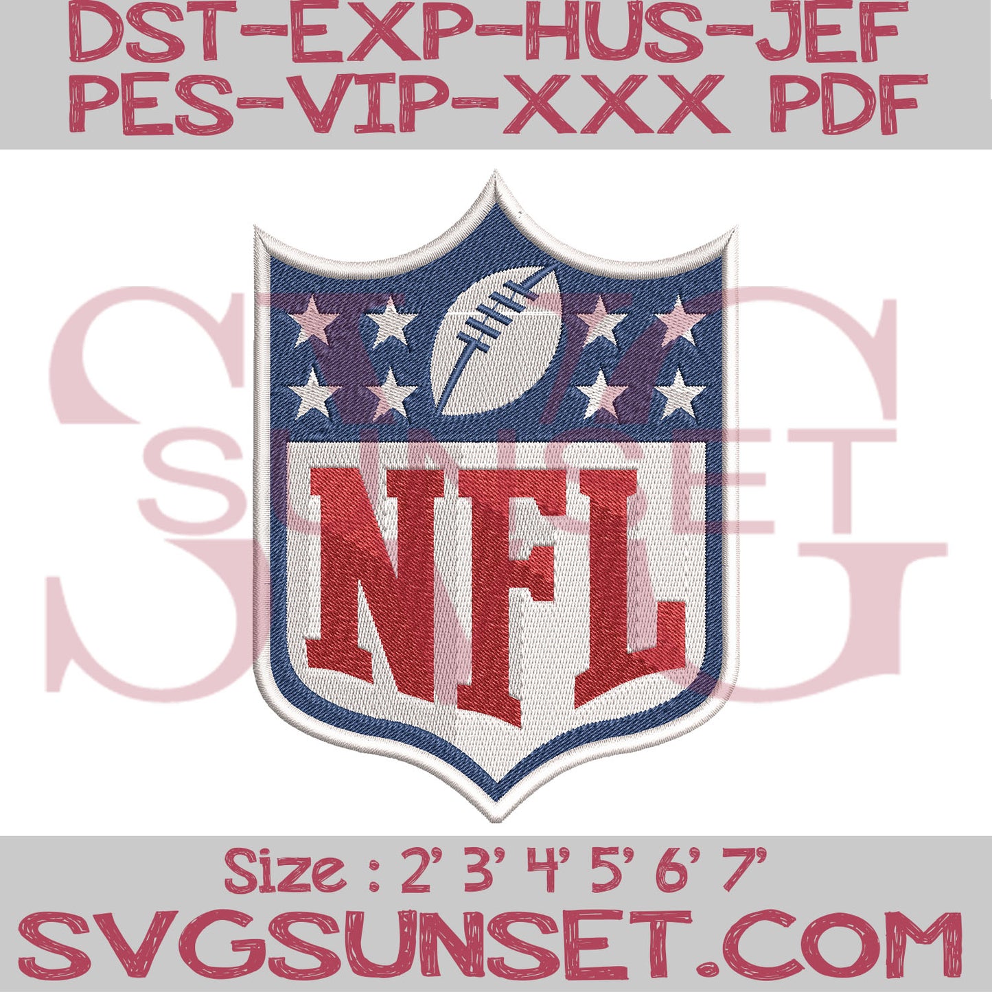 NFL Logo Embroidery Designs