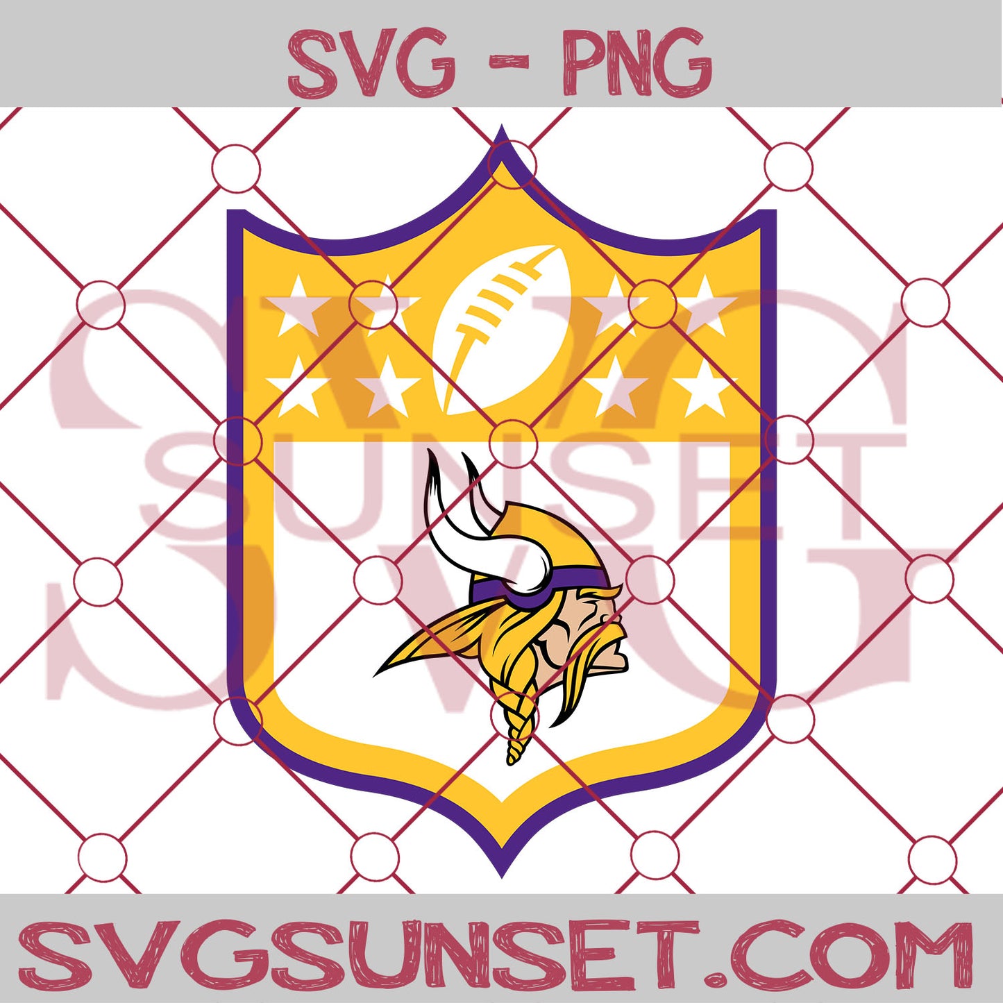 NFL Minnesota Vikings Logo SVG PNG, Minnesota Vikings Logo SVG