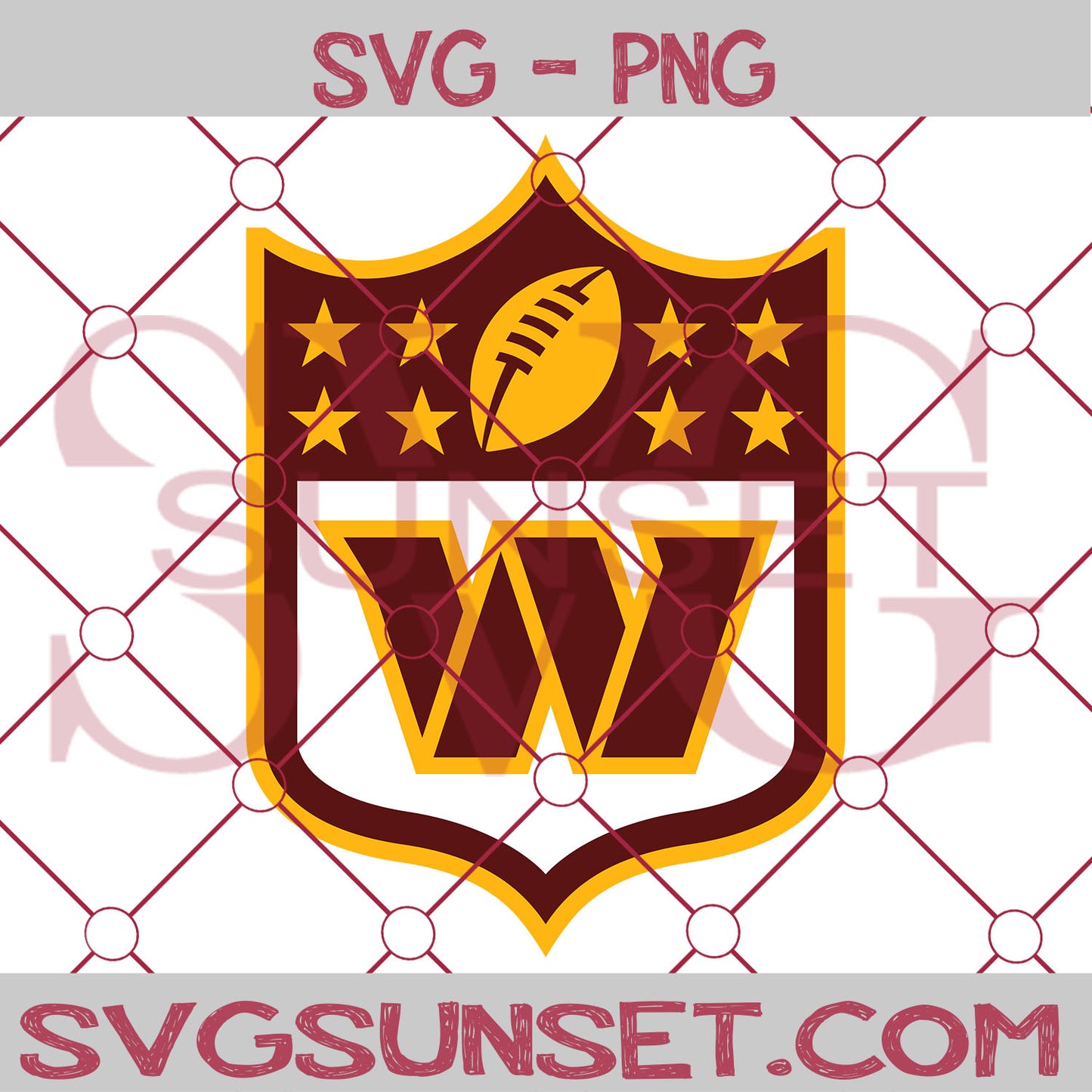 NFL Washington Commanders Logo SVG PNG, Washington Commanders Logo SVG