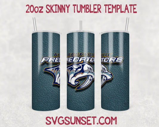 Nashville Predators Tumbler Wrap PNG, Nashville Predators Tumbler Wrap