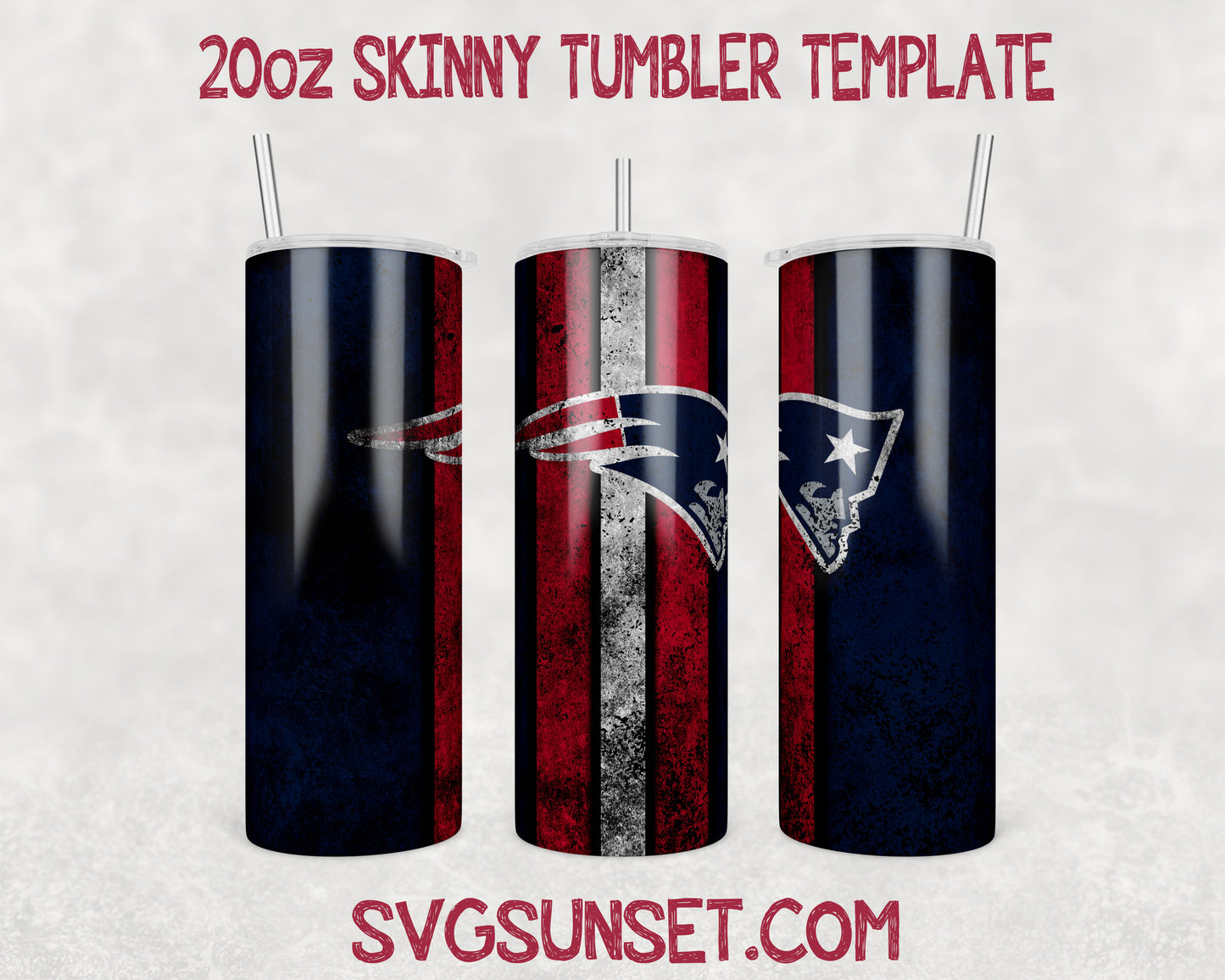 New England Patriots Grunge Tumbler Wrap PNG, New England Patriots Tumbler Wrap