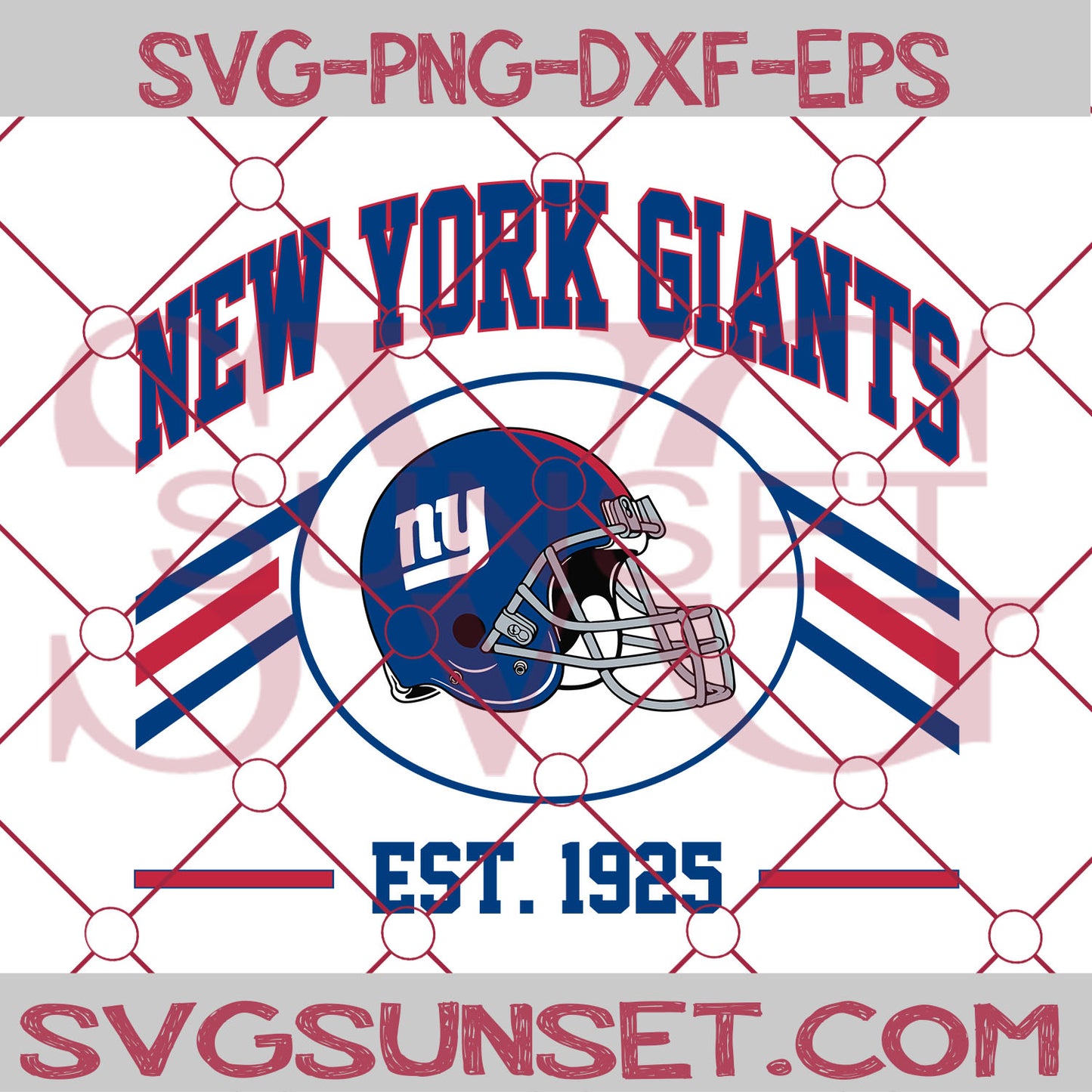 New York Giants Est 1925 SVG PNG, New York Giants SVG