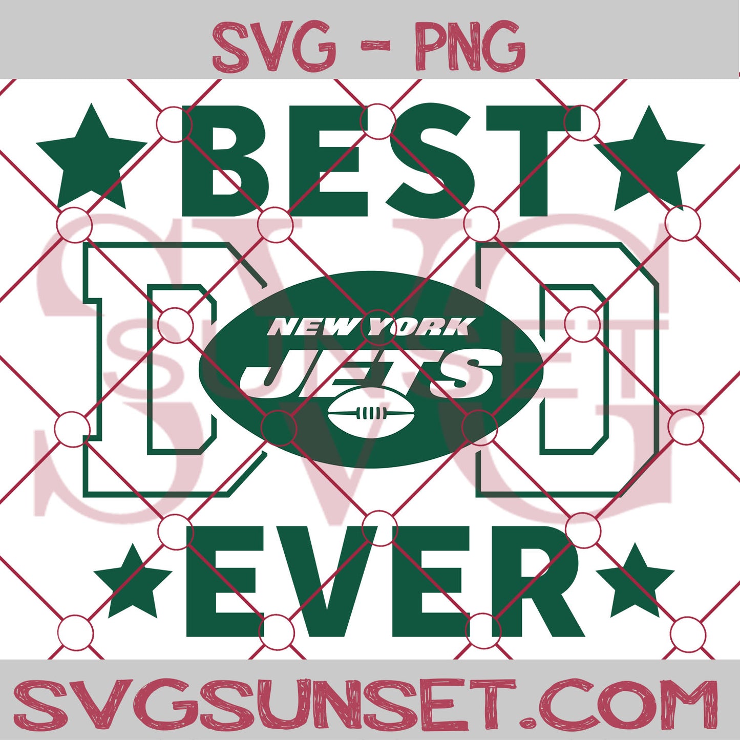 New York Jets Best Dad Ever SVG PNG, New York Jets SVG, Best Dad Ever SVG