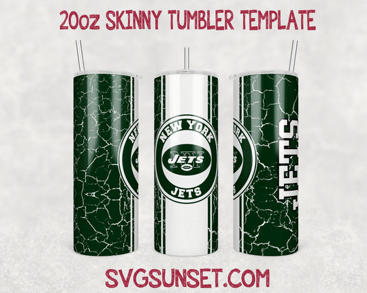 New York Jets Tumbler Wrap Designs PNG, New York Jets Tumbler Wrap