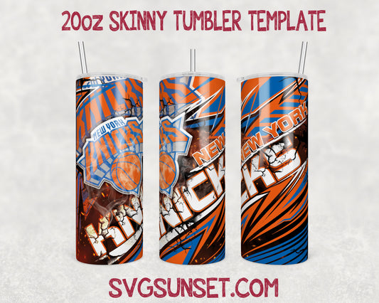 New York Knicks Tumbler Wrap PNG, New York Knicks Tumbler Wrap