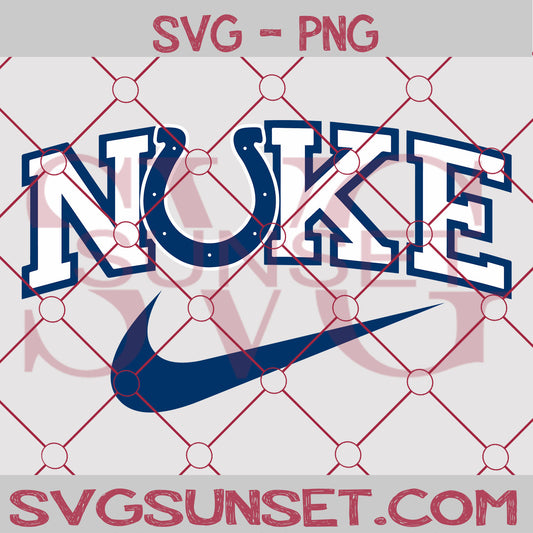 Nike with Indianapolis Colts SVG PNG, Indianapolis Colts SVG