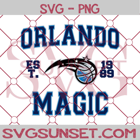 Orlando Magic est. 1989 SVG PNG, Orlando Magic SVG