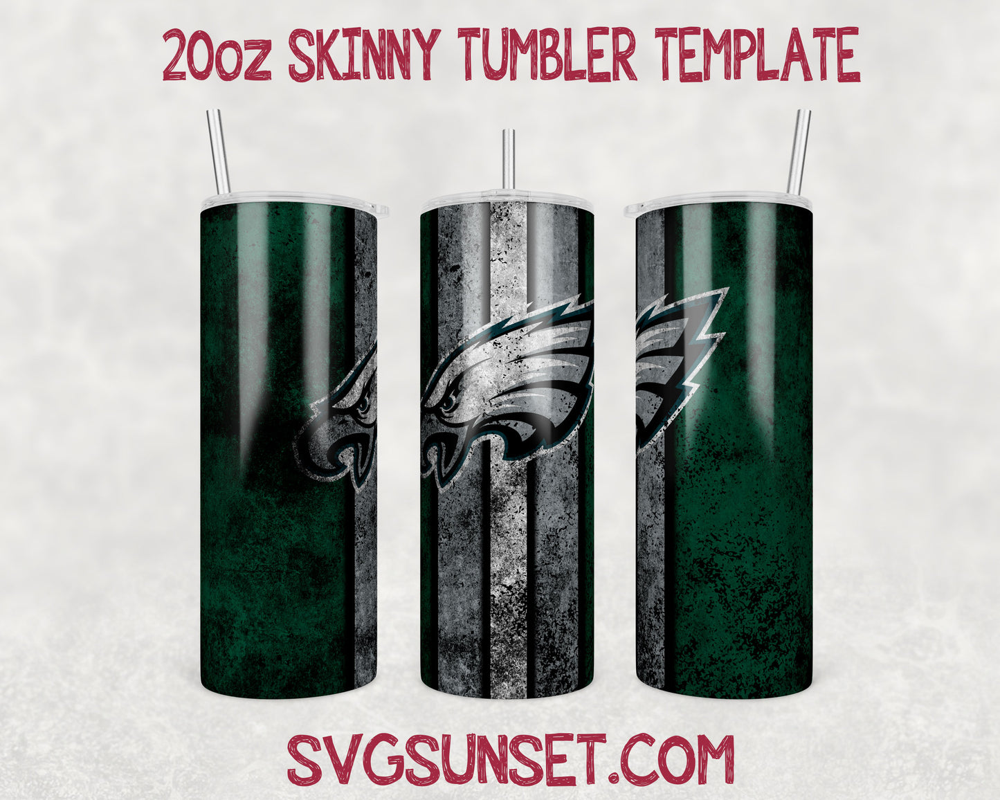 Philadelphia Eagles Grunge Tumbler Wrap PNG, Philadelphia Eagles Tumbler Wrap