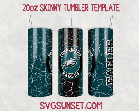 Philadelphia Eagles Tumbler Wrap Designs PNG, Philadelphia Eagles Tumbler Wrap