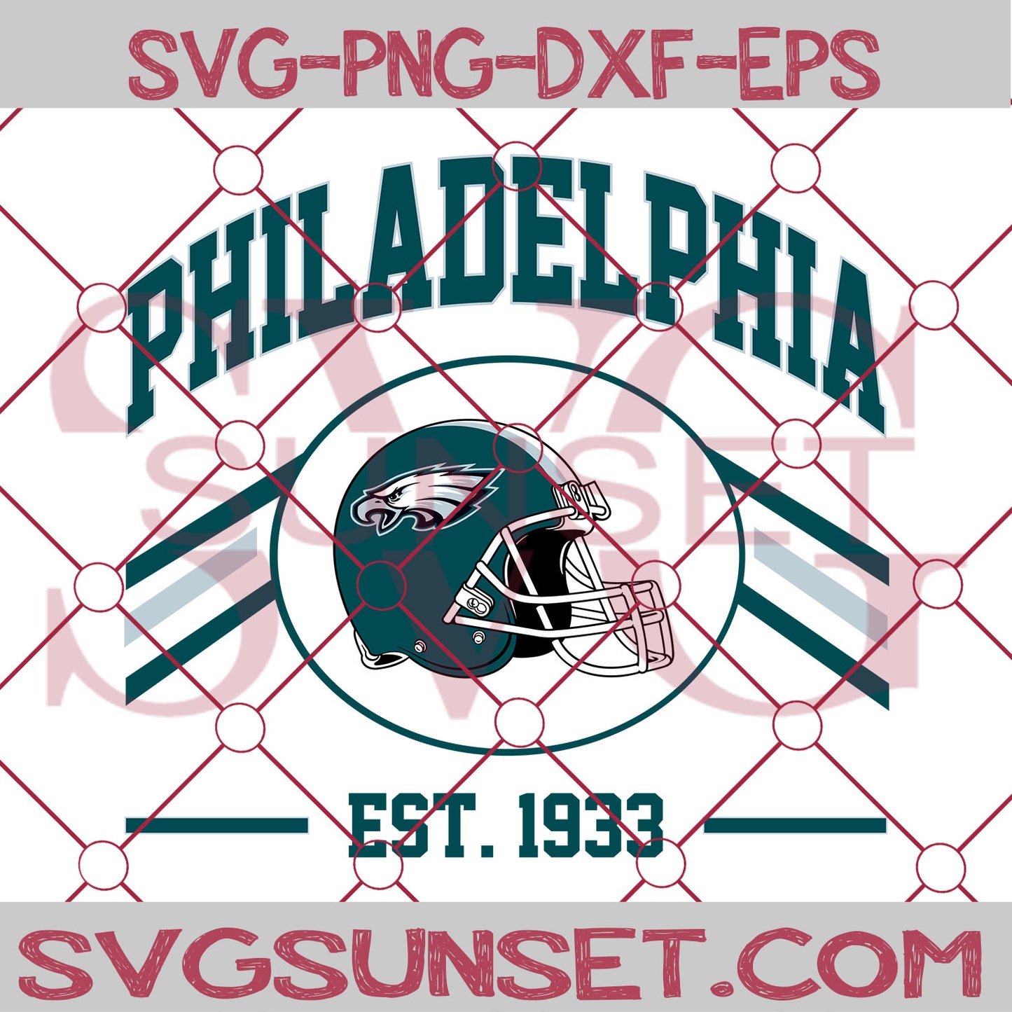 Philadelphia Eagles est 1933 SVG PNG, Philadelphia Eagles SVG