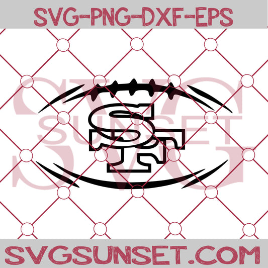 SF Football SVG PNG, San Francisco 49ers SVG