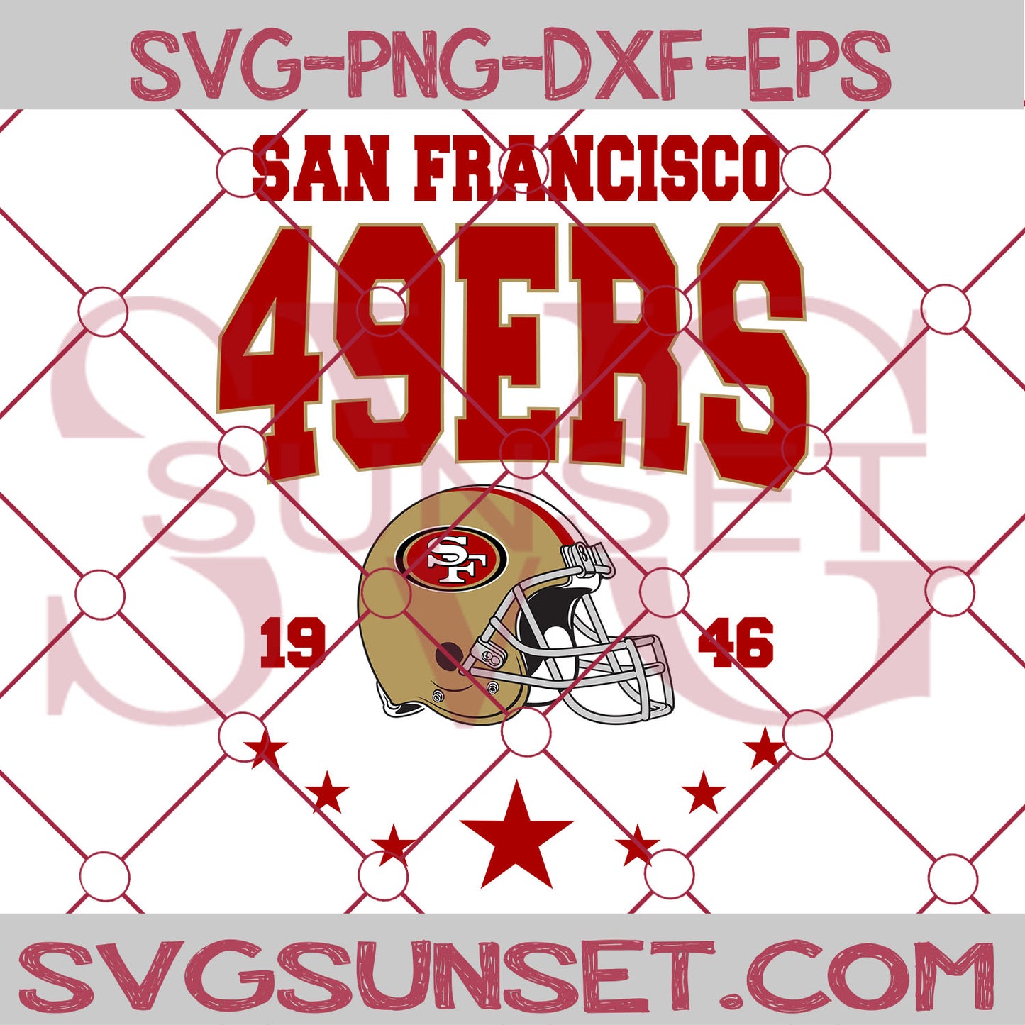 San Francisco 49ers Football Est 1946 SVG PNG, San Francisco 49ers SVG