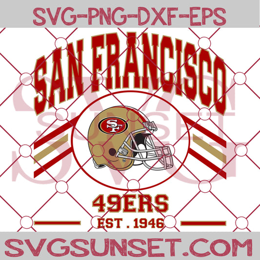 San Francisco 49ers est 1946 SVG PNG, San Francisco 49ers SVG