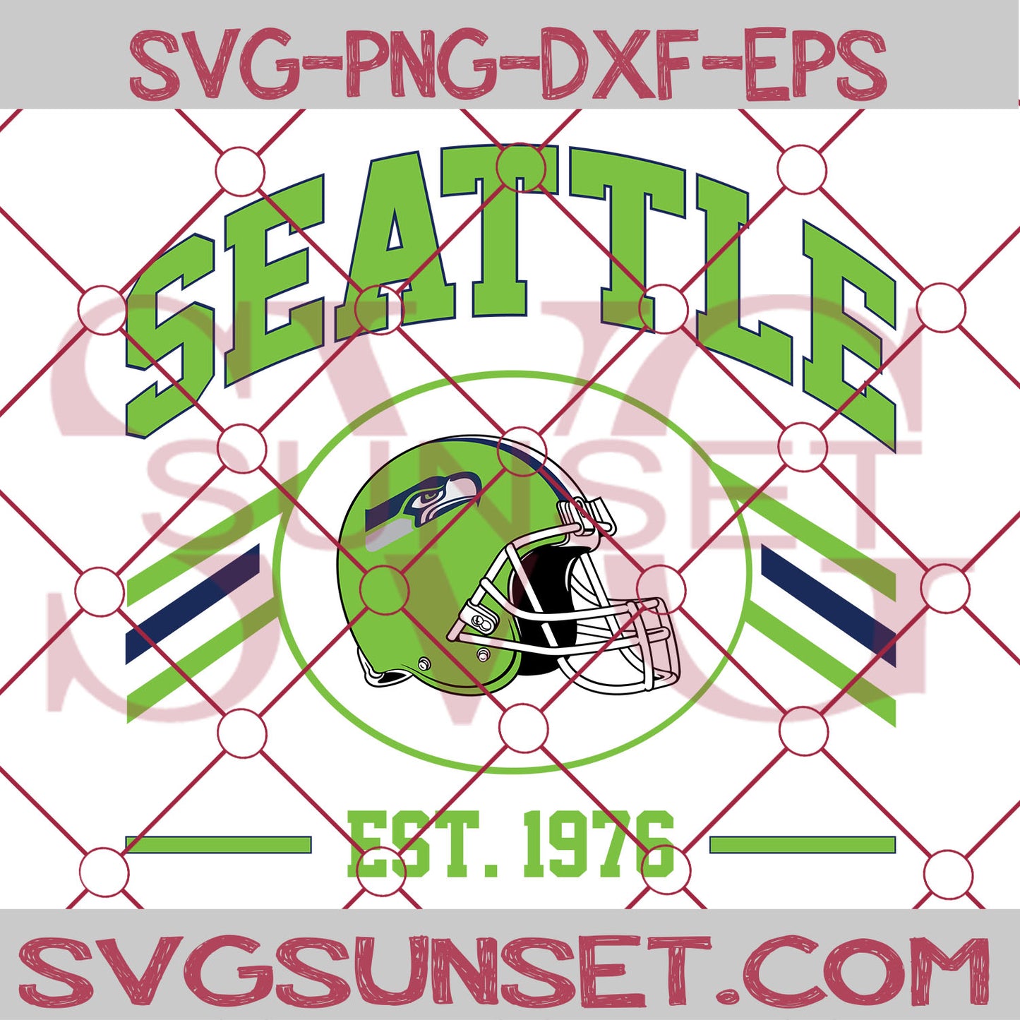 Seattle Seahawks Est 1976 SVG PNG, Seattle Seahawks SVG