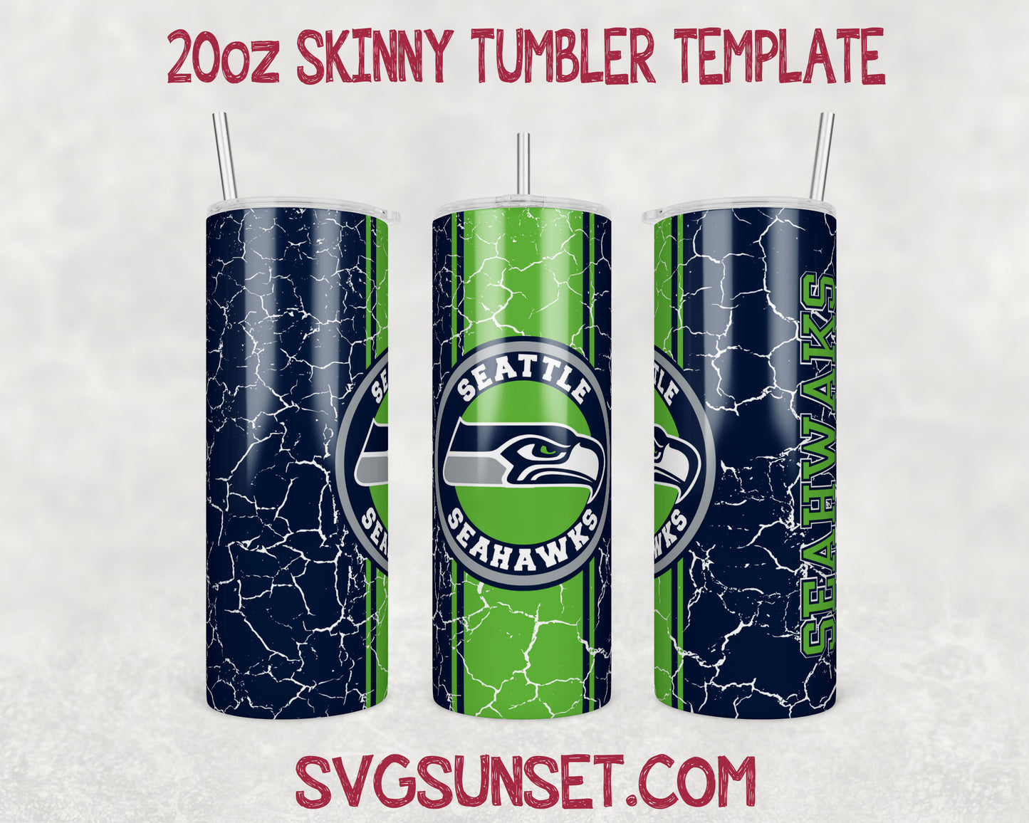 Seattle Seahawks Tumbler Wrap Designs PNG, Seattle Seahawks Tumbler Wrap