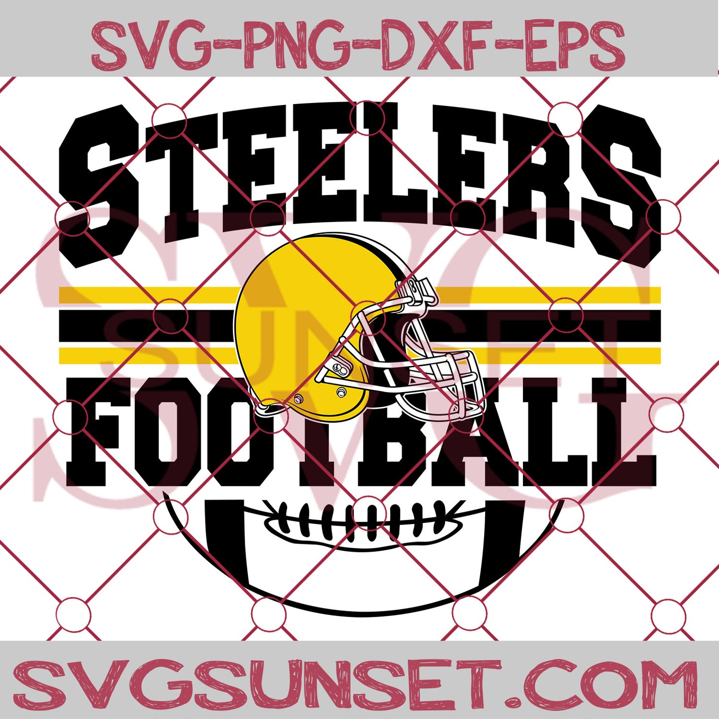 Steelers Football SVG PNG, Pittsburgh Steelers SVG