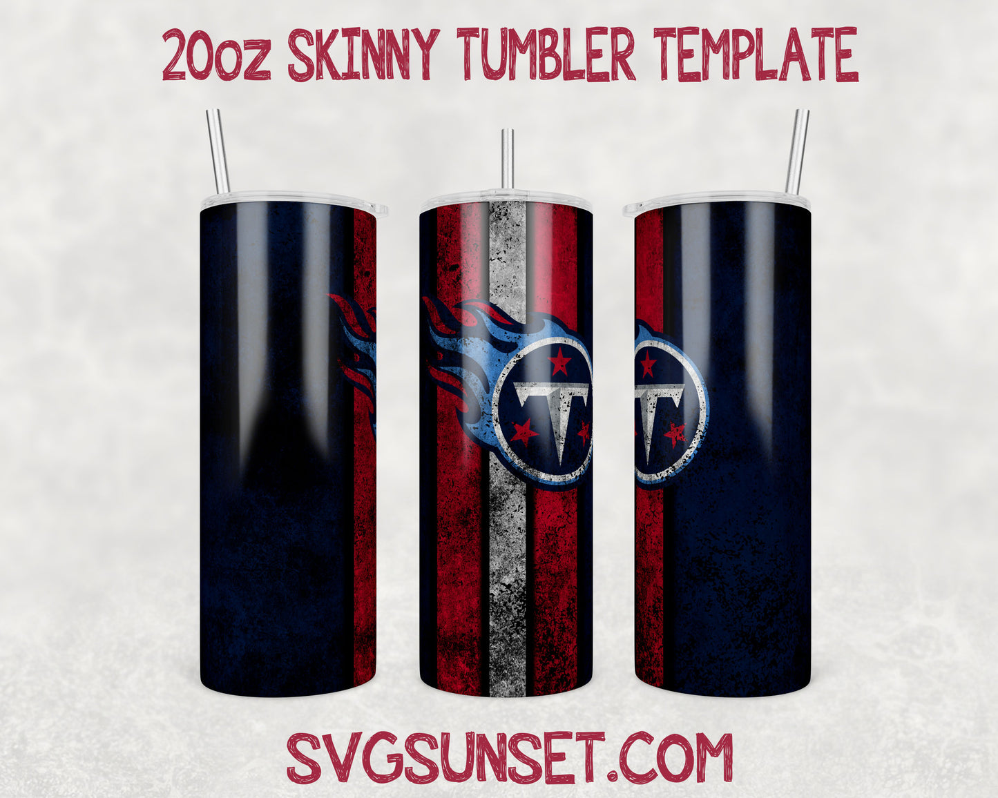 Tennessee Titans Grunge Tumbler Wrap PNG, Tennessee Titans Tumbler Wrap