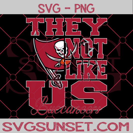 They NOt Like us Buccaneers SVG, Tampa Bay Buccaneers Svg, They Not Like us Svg, NFL Team Logo Svg