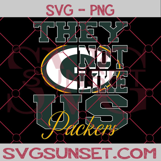 They NOt Like us Packers SVG, Green Bay Packers Svg, They Not Like us Svg, NFL Team Logo Svg