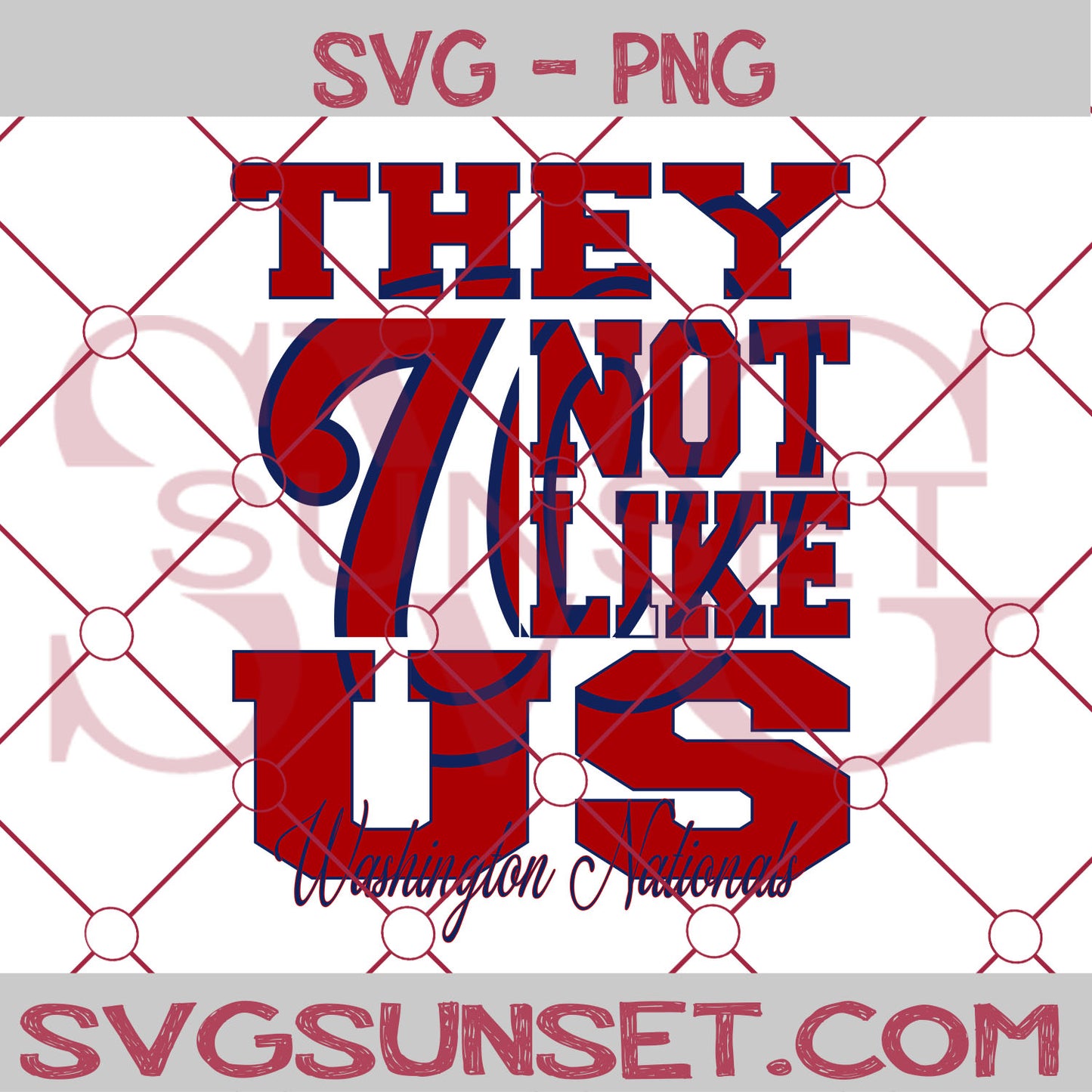 They Not Like us Washington Nationals SVG,Washington Nationals Svg, They Not Like us Svg, MLB Team Logo Svg