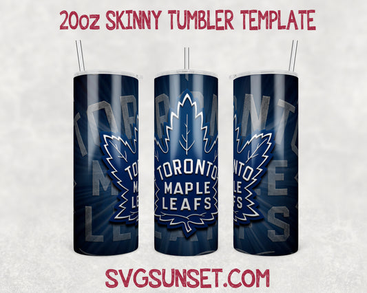 Toronto Maple Leafs Tumbler Wrap PNG, Toronto Maple Leafs Tumbler Wrap