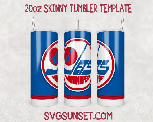 Winnipeg Jets Tumbler Wrap PNG, Winnipeg Jets Tumbler Wrap